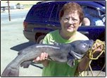 Grandmothers love catfish too! That's a big one!